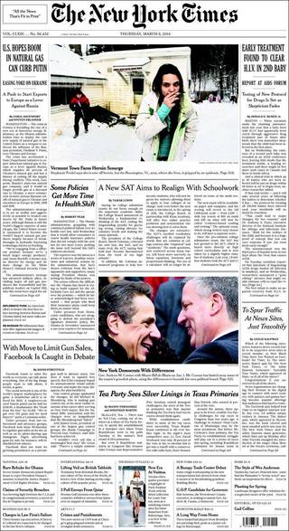 新版SAT將更貼近高中教學（20140306 紐約時報）