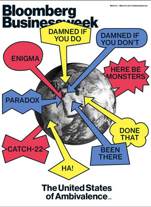 全球週刊封面故事：權力妄想症：美俄在烏克蘭互別苗頭 （20140309 彭博商業周刊）