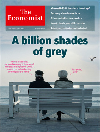 全球周刊封面故事：退休停滯 越老賺越多 （20140427 英國《經濟學人》）
