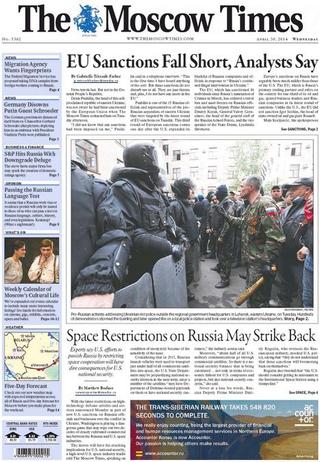 美歐施制裁 分析師：不一定有效（20140430 莫斯科時報）