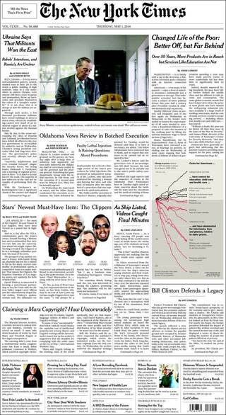 注毒手法不當 奧克拉荷馬死刑惹議（20140501 紐約時報）