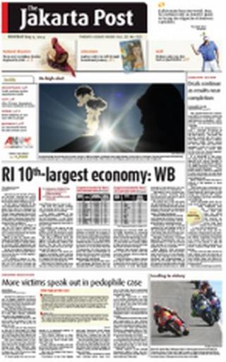 印尼躍升世界第10大經濟體（20140505 印尼雅加達郵報）