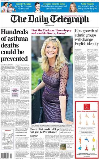 2050年 英國非白人占3成（20140506 英國每日電訊報）