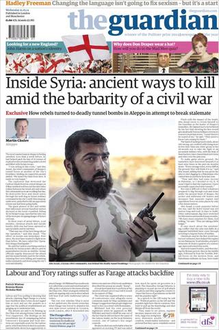 隧道炸彈 敘利亞反抗軍新招 （20140521 英國衛報）