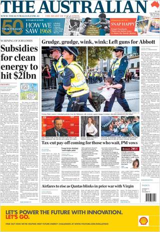 澳洲再生能源計畫 恐多出216億成本（20140522 澳洲人報）