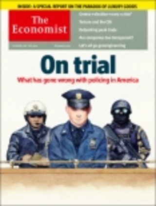 全球周誌封面：佛格森命案後 美國警察制度受質疑 （20141214 經濟學人）