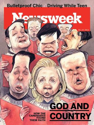 全球周刊封面：神與國：美國總統競選人的信仰之旅（20150405 新聞週刊）