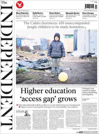 英國頂尖大學的「依然貴族化」現象（20160218 英國獨立報）