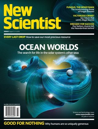 全球週刊封面：呼喚太陽系行星的海洋生命 （20160814 新科學人）