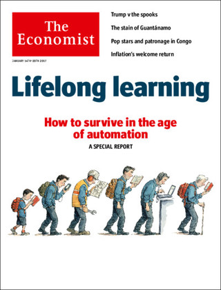 全球週刊封面：自動化時代的人才革命：翻轉教育哲學 （20170115 經濟學人）
